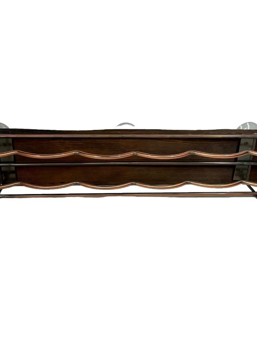 Sierra Nevada 6 Beer Bottle Floating Bar Shelf Rack Wood Copper Window Mounted
